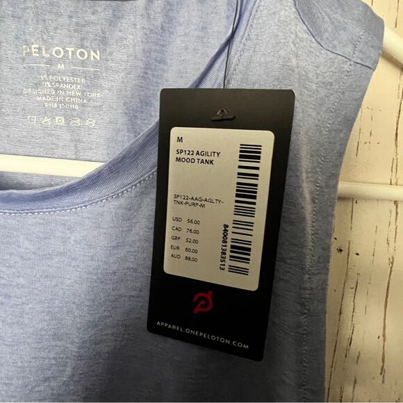 PELOTON Women’s Sporty Athletic Workout Agility Muscle Tank Sz M - Picture 6 of 10